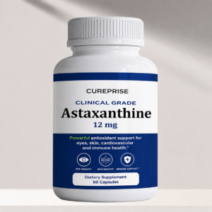 Alt CUREPRISE Astaxanthine 12 mg Clinical Grade premium supplement bottle
