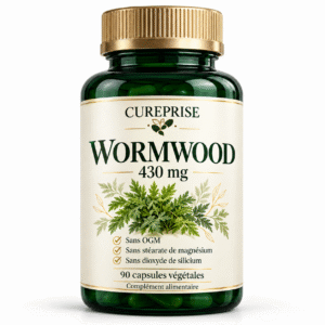 Wormwood Supplement 430 mg CUREPRISE complément alimentaire à base d’Artemisia annua 90 capsules végétales