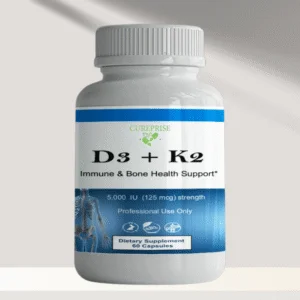 Vitamine D3 + K2 5000 UI Premium CUREPRISE pour l’immunité et la santé osseuse