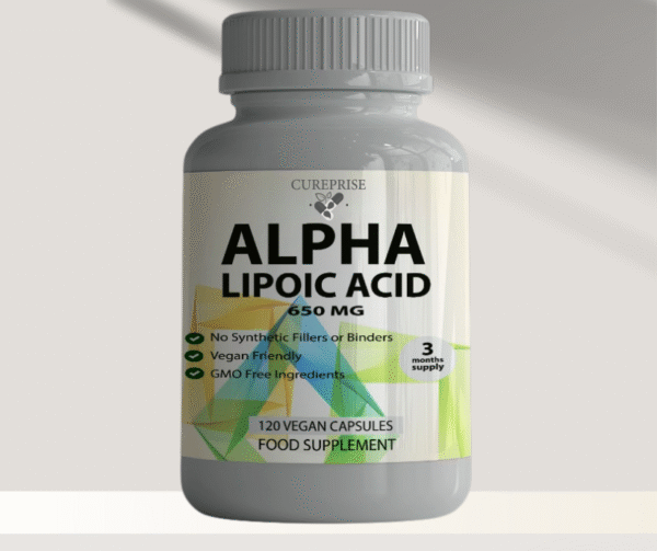 Alpha Lipoïque Acide 650 mg, 120 capsules