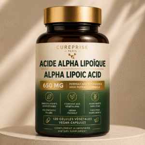 Acide Alpha Lipoïque Alpha Lipoic Acid 650 MG CUREPRISE 120 gélules végétales