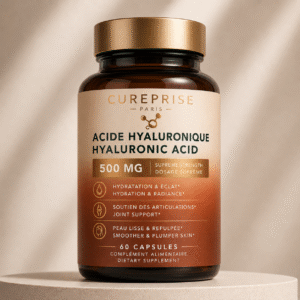 Acide Hyaluronique Hyaluronic Acid 500 MG CUREPRISE bilingue 60 capsules