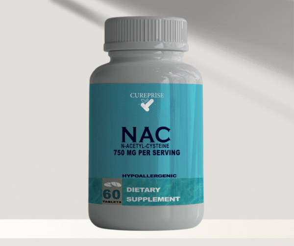 NAC ou N-Acetylcysteine 750 mg,  60 tablets
