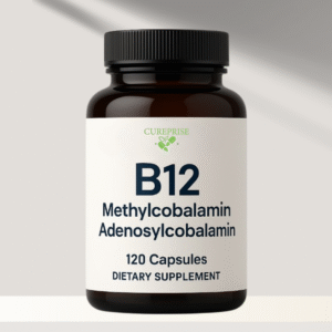 Vitamine B12 – Méthylcobalamine & Adénosylcobalamine – 120 capsules