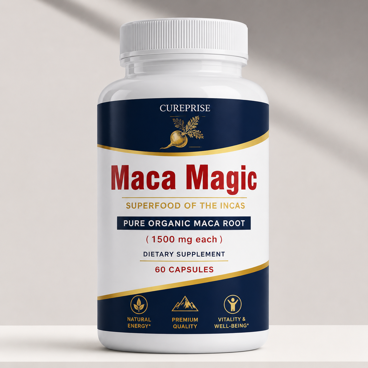 Maca Magic Cureprise complément maca bio premium énergie vitalité endurance