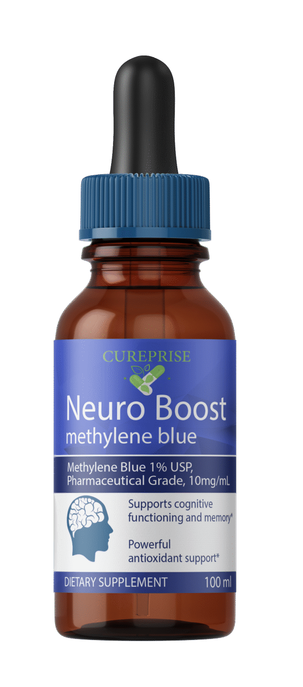 Neuro Boost – Bleu de Méthylène.  Methylene Blue - flacon de 100 ml – Image 2