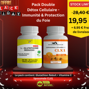 Glutathion Réduit + Vitamine C liposomale CLX1