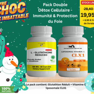 Glutathion Réduit + Vitamine C liposomale CLX1