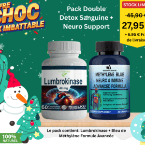 Lumbrokinase + Bleu de Méthylène Formule Avancée