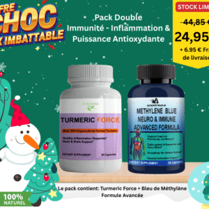 Turmeric Force + Bleu de Méthylène Formule Avancée