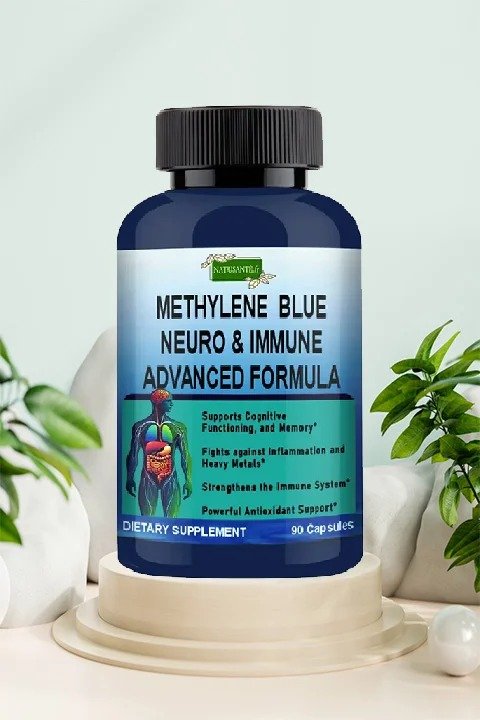 Bleu de Méthylène. Methylene Blue Neuro & Immune Advance Formula - 90 Capsules