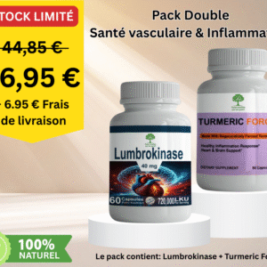 Lumbrokinase + Turmeric Force