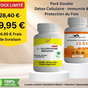Glutathion Réduit + Vitamine C liposomale CLX1