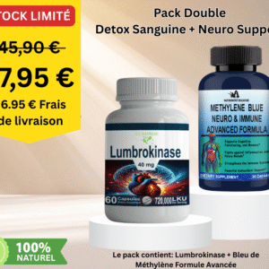 Lumbrokinase + Bleu de Méthylène Formule Avancée