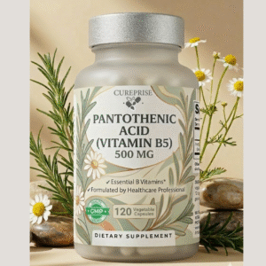 Pantothenic Acid Vitamin B5 500 mg 120 gélules