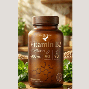 Vitamine B2 Riboflavine 400 mg 90 gélules