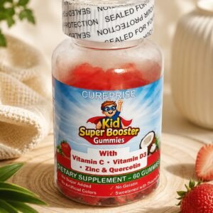 Kid Super Booster Gummies CUREPRISE avec vitamine C, vitamine D3, zinc et quercétine pour enfants