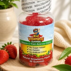 Kid Vitamin C Gummies CUREPRISE à la vitamine C naturelle issue de l'acérola pour enfants