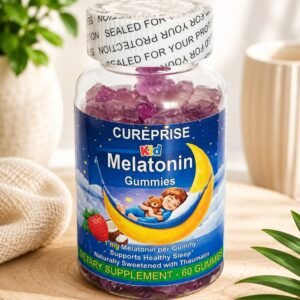 Kid Melatonin Gummies CUREPRISE à la mélatonine 1 mg pour favoriser l'endormissement des enfants