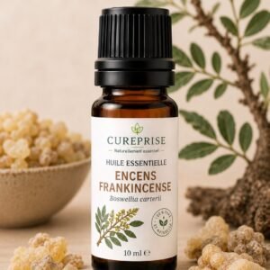 Flacon d’huile essentielle encens 10ml Cureprise