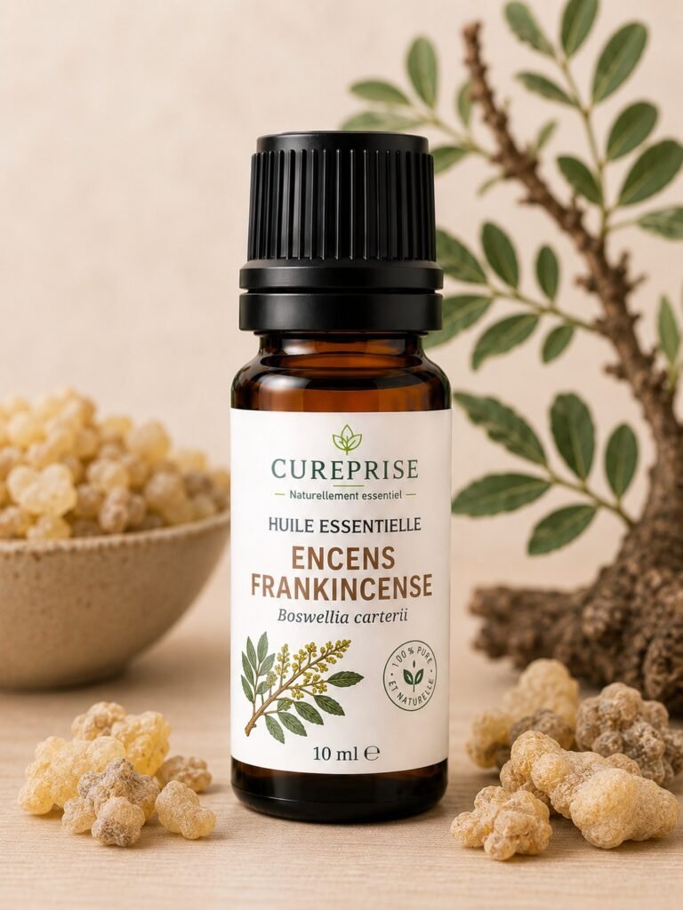 Flacon d’huile essentielle encens 10ml Cureprise