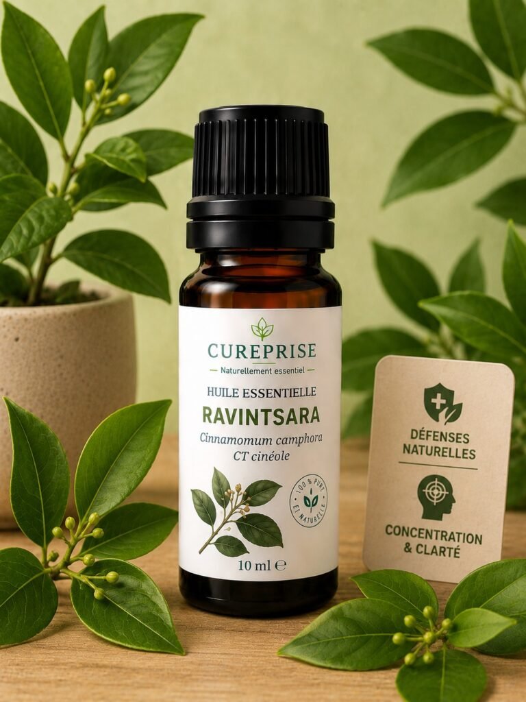 Huile essentielle Ravintsara bio pour défenses naturelles