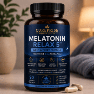 mélatonine 5 mg sommeil naturel Cureprise Melatonin Relax 5™ – Mélatonine 5 mg Premium