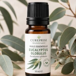 Flacon d’huile essentielle eucalyptus globulus 10ml Cureprise