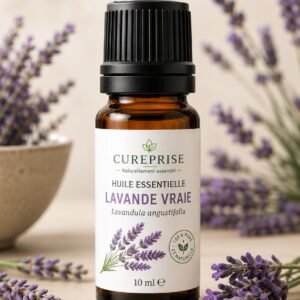 Flacon d’huile essentielle lavande vraie 10ml Cureprise