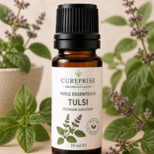 Flacon d’huile essentielle tulsi 10ml Cureprise