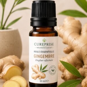 Flacon d’huile essentielle gingembre 10ml Cureprise