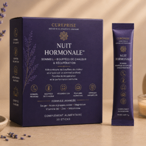 Nuit Hormonale CUREPRISE sommeil bouffées de chaleur récupération 30 sticks