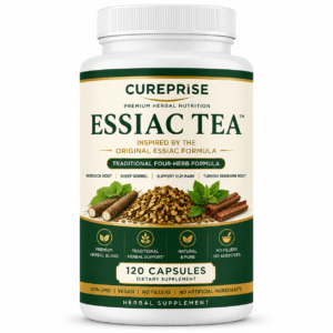 CUREPRISE Essiac Tea 120 capsules – Traditional Four-Herb Formula inspired by the original Essiac formula