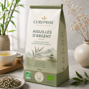 thé blanc Aiguilles d’Argent bio de Chine CUREPRISE 125 g