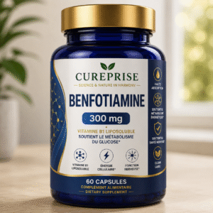 Benfotiamine 300 mg CUREPRISE – 60 capsules de vitamine B1 liposoluble