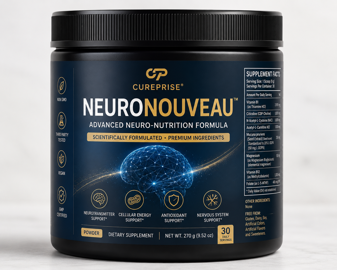 NEURONOUVEAU™ – Formule neuro-nutritionnelle avancée CUREPRISE