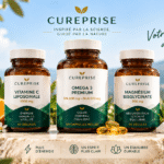 Pack Bien-être Premium CUREPRISE avec vitamine C liposomale CLX1, Oméga 3 Premium et magnésium bisglycinate