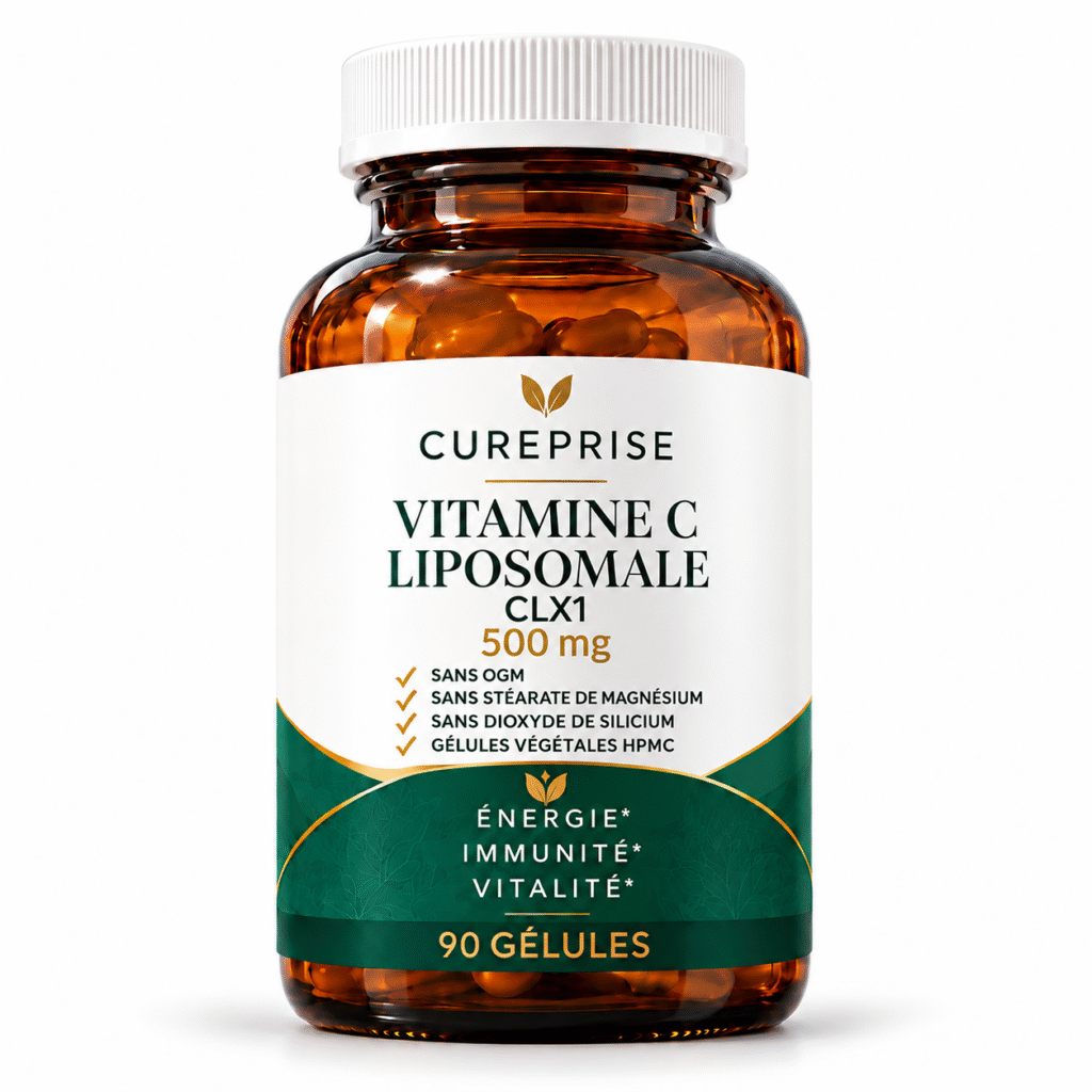 Vitamine C liposomale 500 mg CLX1™ CUREPRISE – 90 gélules végétales